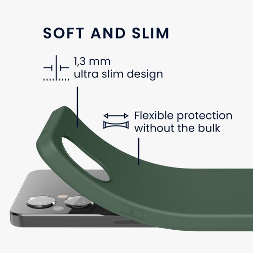 Θήκη για OnePlus Nord N20 5G, Silicone, Green, 56943.80, kwmobile