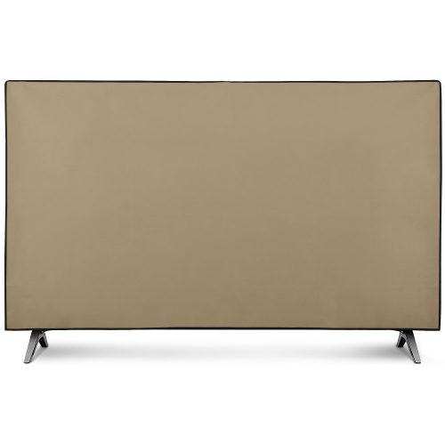 Κάλυμμα σκόνης για τηλεόραση 55 ιντσών, Kwmobile, Beige, Textile, 51703.11