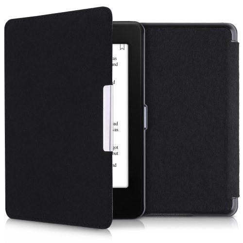 Θήκη για Kindle Paperwhite 10, Textile, Μαύρο, kwmobile, 46647.01