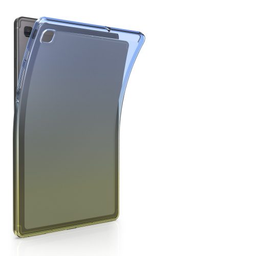 Θήκη για Samsung Galaxy Tab S6 Lite (2022), Kwmobile, Μπλε/Κίτρινο, Σιλικόνη, 52242.04