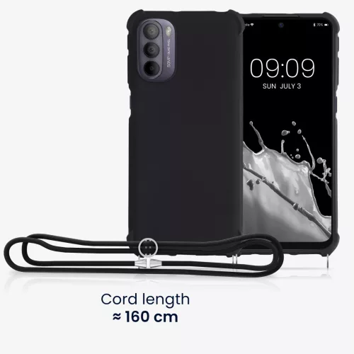 Θήκη για Motorola Moto G41 / Moto G31, Silicone, Black, 56997.01, kwmobile