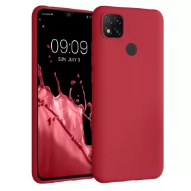  Κάλυμμα για Xiaomi Redmi 9C, Silicone, Red, 52850.229, kwmobile