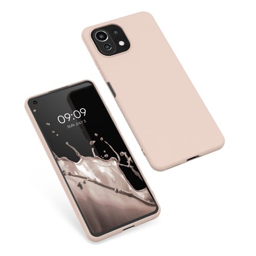 Κάλυμμα για Xiaomi Mi 11 Lite 5G, Silicone, Cream, 54726.225, kwmobile