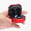 Κάλυμμα για ακουστικά Samsung Galaxy Buds/Galaxy Buds Plus, Kwmobile, Μαύρο/Κόκκινο, Σιλικόνη, 57054.01