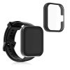 Σετ 2 θηκών για Realme Watch 2 Pro, kwmobile, Safety Glass, Μαύρο / Διαφανές, 57043.01