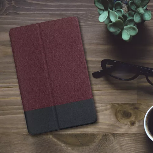 Κάλυμμα για tablet Lenovo Tab P11, Kwmobile, Κόκκινο/Μαύρο, Textile, 55710.20