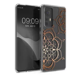   Θήκη Kwmobile για Xiaomi 12/12X, Σιλικόνη, Διαφανές/Ροζ, 57097.02
