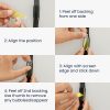 Σετ 3 προστατευτικών μεμβρανών για Huawei Watch Fit mini, kwmobile, Polymer, Transparent, 57106.1