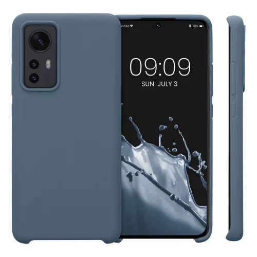 Θήκη Kwmobile για Xiaomi 12/12X, Silicone, Blue, 56210.202