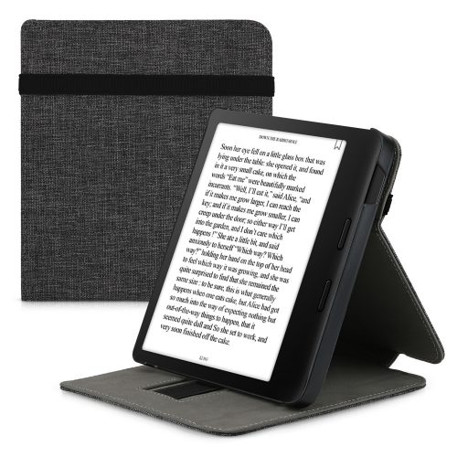 Εξώφυλλο για Tolino Vision 6, Kwmobile, Grey, Textile, 57167.19