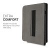 Εξώφυλλο για Tolino Vision 6, Kwmobile, Grey, Textile, 57167.19