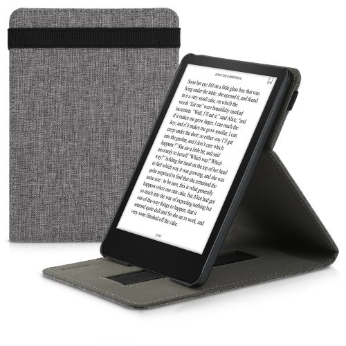 Κάλυμμα για Amazon Kindle Paperwhite 11, Kwmobile, Grey, Textile, 57161.22