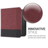 Θήκη για Kobo Libra 2, Kwmobile, Red/Black, Textile, 57170.20