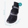 Αντιολισθητικές παντόφλες για σκύλους Navaris size M, Black, Textile, 57209.2