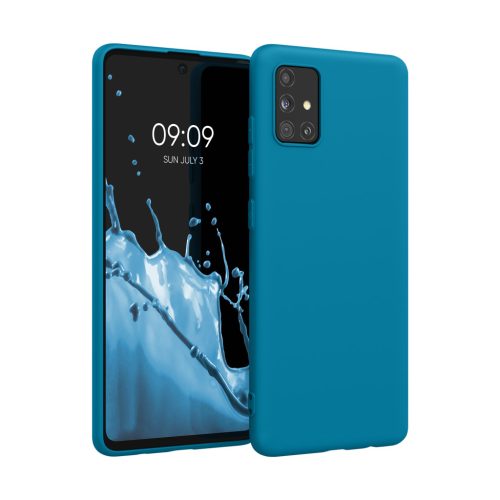 Θήκη Kwmobile για Samsung Galaxy A51, Silicone, Blue, 51196.224