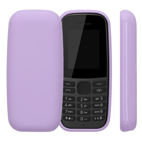 Θήκη Kwmobile για Nokia 105 (2019), Σιλικόνη, Μωβ, 53673.108