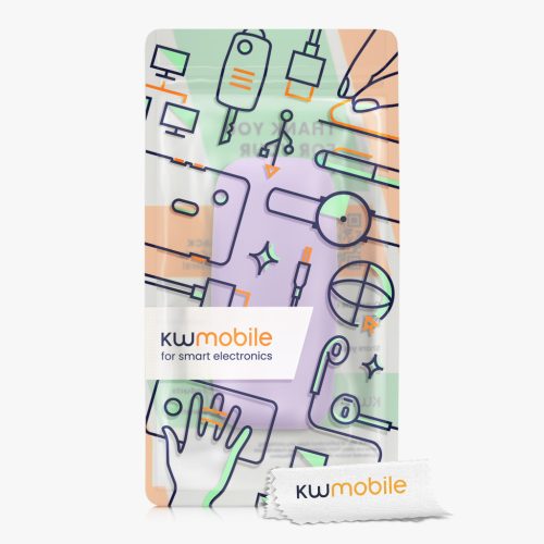 Θήκη Kwmobile για Nokia 105 (2019), Σιλικόνη, Μωβ, 53673.108