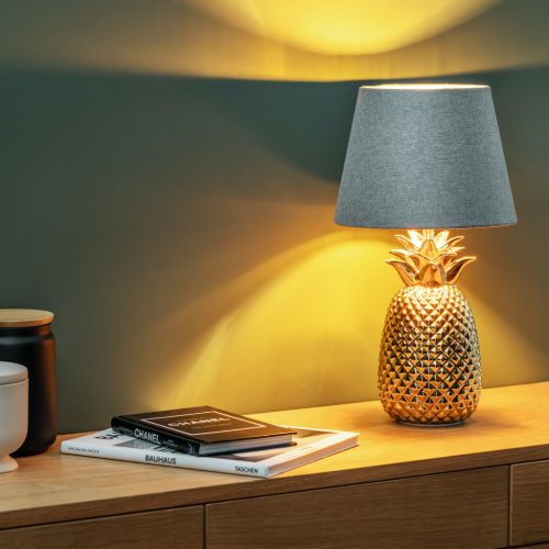 Set 2 Abajururi, E27, Gri/Alb, Navaris, 53997.22.40