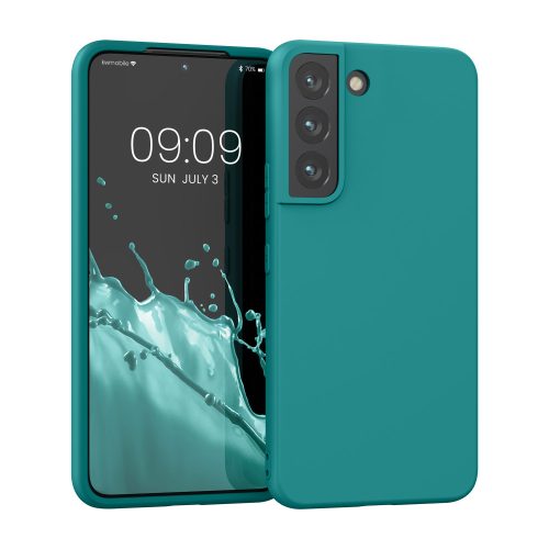 Θήκη Kwmobile για Samsung Galaxy S22, Silicone, Green, 56758.57