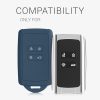 Κλειδιά αυτοκινήτου για Renault 4 Κουμπιά - Smart Key, Kwmobile, Blue, Silicone, 48035.202