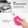 Κλειδιά αυτοκινήτου για Renault 4 Κουμπιά - Smart Key, Kwmobile, Pink, Silicone, 54806.22