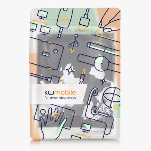 Κάλυμμα για καροτσάκι μεγέθους L, Kwmobile, Black/White, Lycra, 45230.3.04