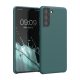 Θήκη Kwmobile για Samsung Galaxy S21, Silicone, Green, 54056.171