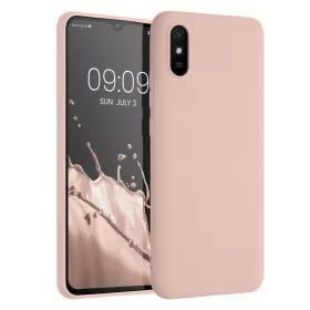   Θήκη Kwmobile για Xiaomi Redmi 9A/Redmi 9AT, Silicone, Pink, 52847.225