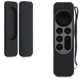   Θήκη για τηλεχειριστήριο τηλεόρασης 4K 2021 (2nd Generation), Kwmobile, Black, Silicon, 57414.01
