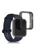 Σετ 2 θηκών για ρολόι Xiaomi Mi Watch Lite/Redmi, Kwmobile, Διαφανές/Μαύρο, Σιλικόνη, 54528.03