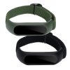 Σετ 2 ιμάντων για Xiaomi Mi Smart Band 6/Mi Band 6/Mi Band 5, Kwmobile, Black/Green, Nylon, 57429.02