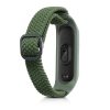 Σετ 2 ιμάντων για Xiaomi Mi Smart Band 6/Mi Band 6/Mi Band 5, Kwmobile, Black/Green, Nylon, 57429.02