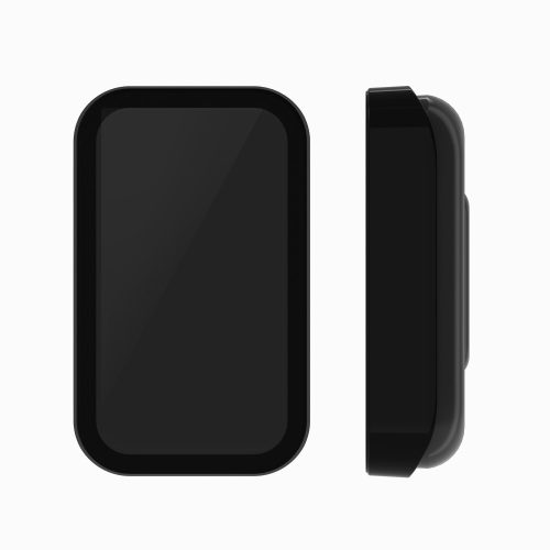 Σετ 2 προστατευτικών μεμβρανών για Xiaomi Redmi Smart Band Pro, Kwmobile, Μαύρο/Διαφανές, Γυαλί ασφαλείας, 57424.01