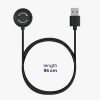 Καλώδιο φόρτισης USB για Suunto Peak 9, Kwmobile, Μαύρο, Πλαστικό, 57419.01