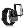 Σετ 2 θηκών για Huami Amazfit A1608/Amazfit Bip U/Amazfit U pro, Kwmobile, Μαύρο/Διαφανές, Σιλικόνη, 57435.02