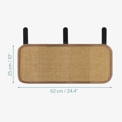 Protector picioare masa pentru pisici Navaris, 60x25 cm, sisal, montare usoara, 57466.01