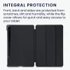 Κάλυμμα για το tablet Samsung Galaxy Tab S8, Kwmobile, Μαύρο, Οικολογικό δέρμα, 57463.01