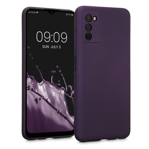 Θήκη Kwmobile για Samsung Galaxy A03s, Silicone, Purple, 56518.115