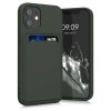 Θήκη Kwmobile για Apple iPhone 12 Mini, Silicone, Green, 55111.80