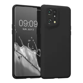   Θήκη Kwmobile για OPPO Find X5 Pro, Silicone, Black, 57631.47