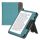 Κάλυμμα για Tolino Vision 6, Kwmobile, Green/Grey, Ecological leather, 56601.04