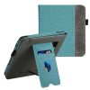 Κάλυμμα για Tolino Vision 6, Kwmobile, Green/Grey, Ecological leather, 56601.04