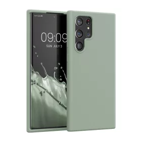   Θήκη Kwmobile για Samsung Galaxy S22 Ultra, Silicone, Green, 56765.172