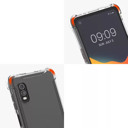 Θήκη Kwmobile για Samsung Galaxy Xcover Pro, σιλικόνη, διαφανές, 57723.03