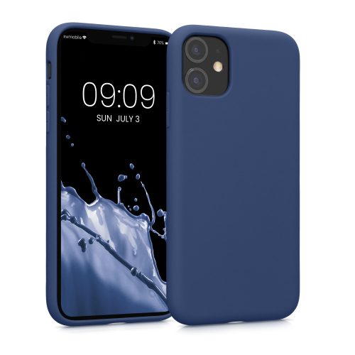 Θήκη Kwmobile για Apple iPhone 11, Silicone, Blue, 50791.116