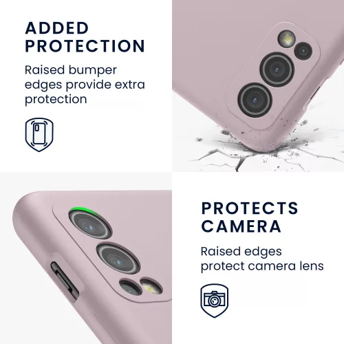 Θήκη Kwmobile για OnePlus Nord 2 5G, Silicone, Purple, 56070.236