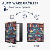 Θήκη για Amazon Kindle Oasis 10, Kwmobile, Πολύχρωμη, Οικολογικό δέρμα, 49417.07
