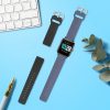 Σετ 2 ιμάντων για Willful Smartwatch/Fitnesstracker, Kwmobile, Μαύρο/Γκρι, Σιλικόνη, 56230.02