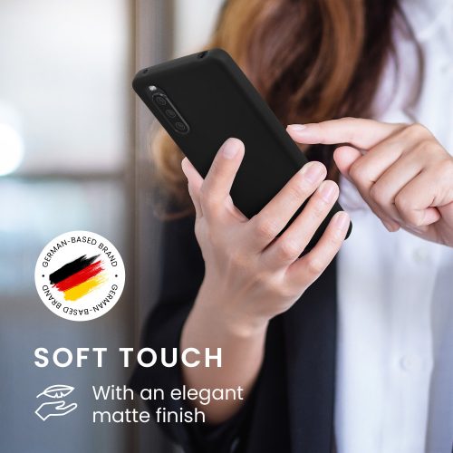 Θήκη Kwmobile για Sony Xperia 10 IV, Silicone, Black, 57800.01