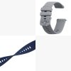 Σετ 2 λουριά για Garmin Venu Sq/Venu Sq Music, Kwmobile, Blue/Grey, Silicone, 57776.02